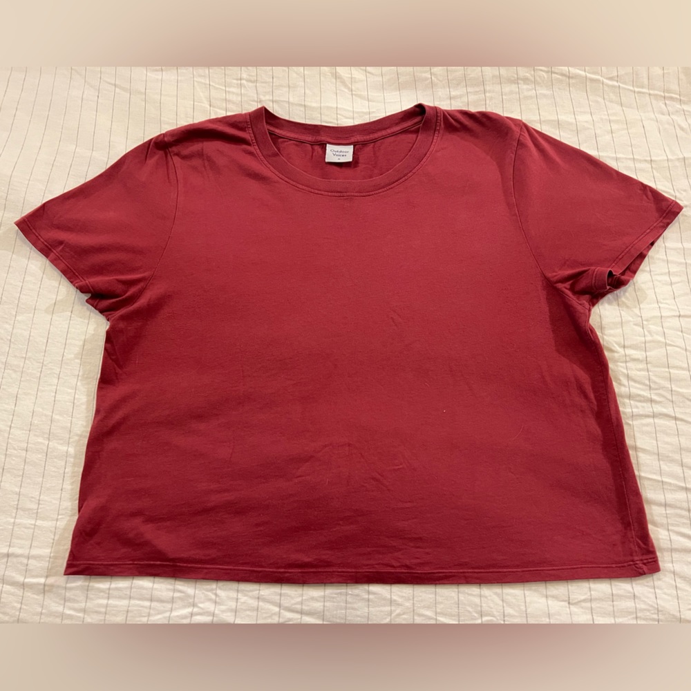 Outdoor Voices short sleeve top, size M